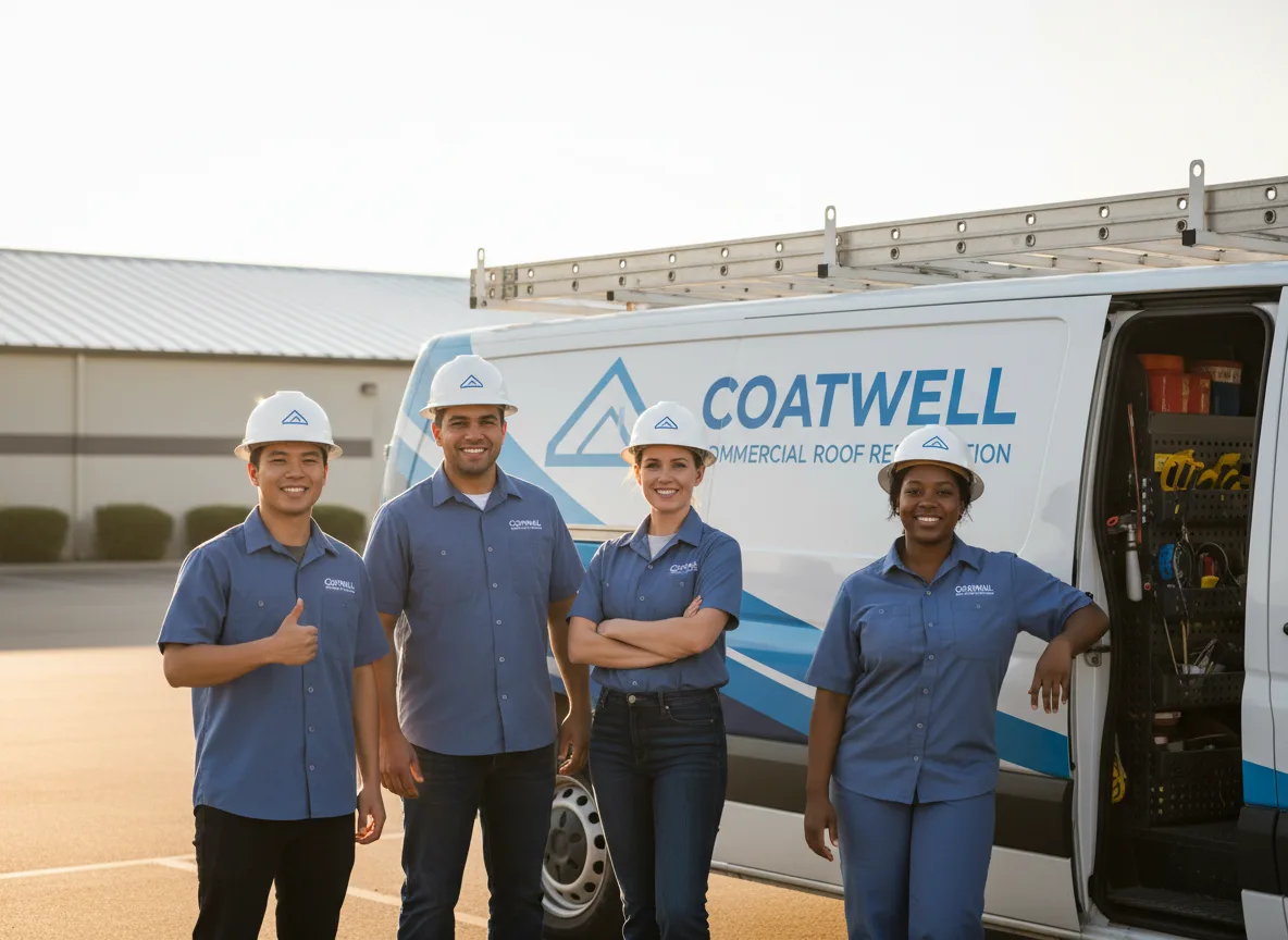 Commercial roof coating company in Fanshawe, OK